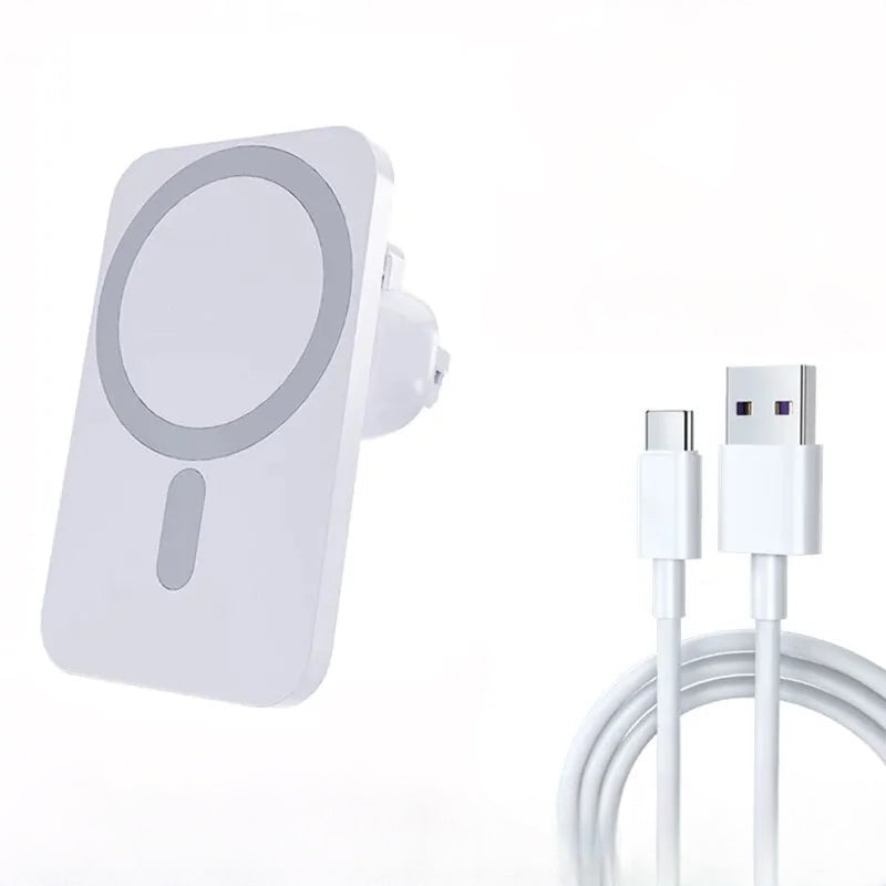 MagniFlex™ Magnetic Wireless Car Charger & Phone Holder Stand Mount