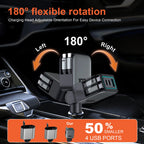 Vextrix Super Fast 4-Cable Car Charger Adapter for Huawei