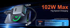Vextrix Super Fast 4-Cable Car Charger Adapter for Huawei