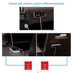 Vexrix 8-Port USB Car Charger Hub PD QC3.0 with LED for iPhone 15/14