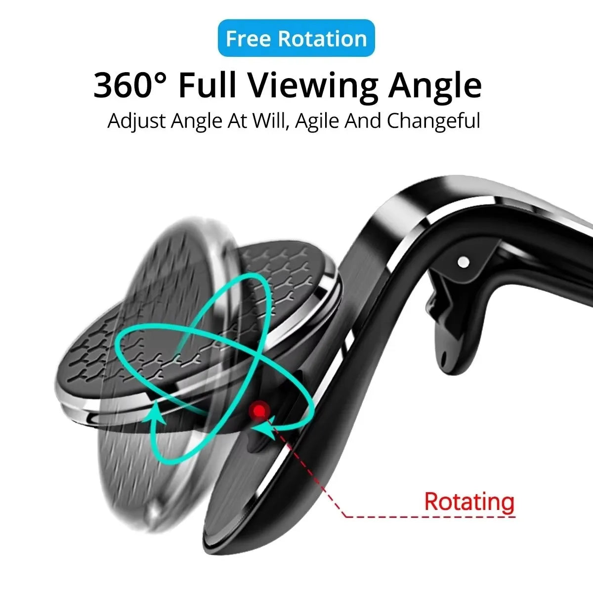 MagniFlex™ Magnetic Car Phone Holder Air Vent Mount for iPhone Samsung